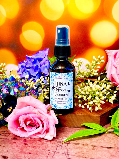 Luna Moon Goddess Body Mist- Anita Apothecary, Luna oil, Moon Goddess Beauty Mist, Moon Goddess Essential Oil, Goddess Luna Selene