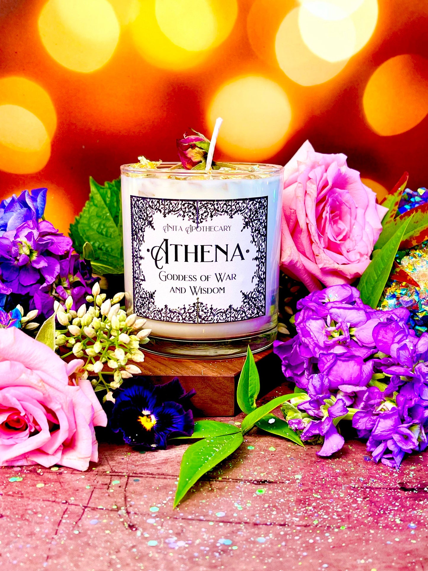 Goddess Athena | Anita Apothecary, Goddess of War and Wisdom, Athena, Warrior Athena, Athena Goddess Candle, Athena Candle